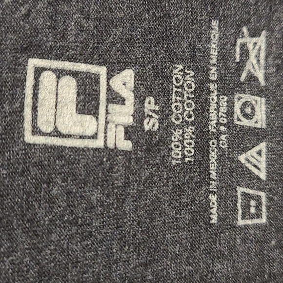 Fila grey short-sleeved cotton tshirt - Picture 3 of 4